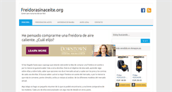 Desktop Screenshot of freidorasinaceite.org